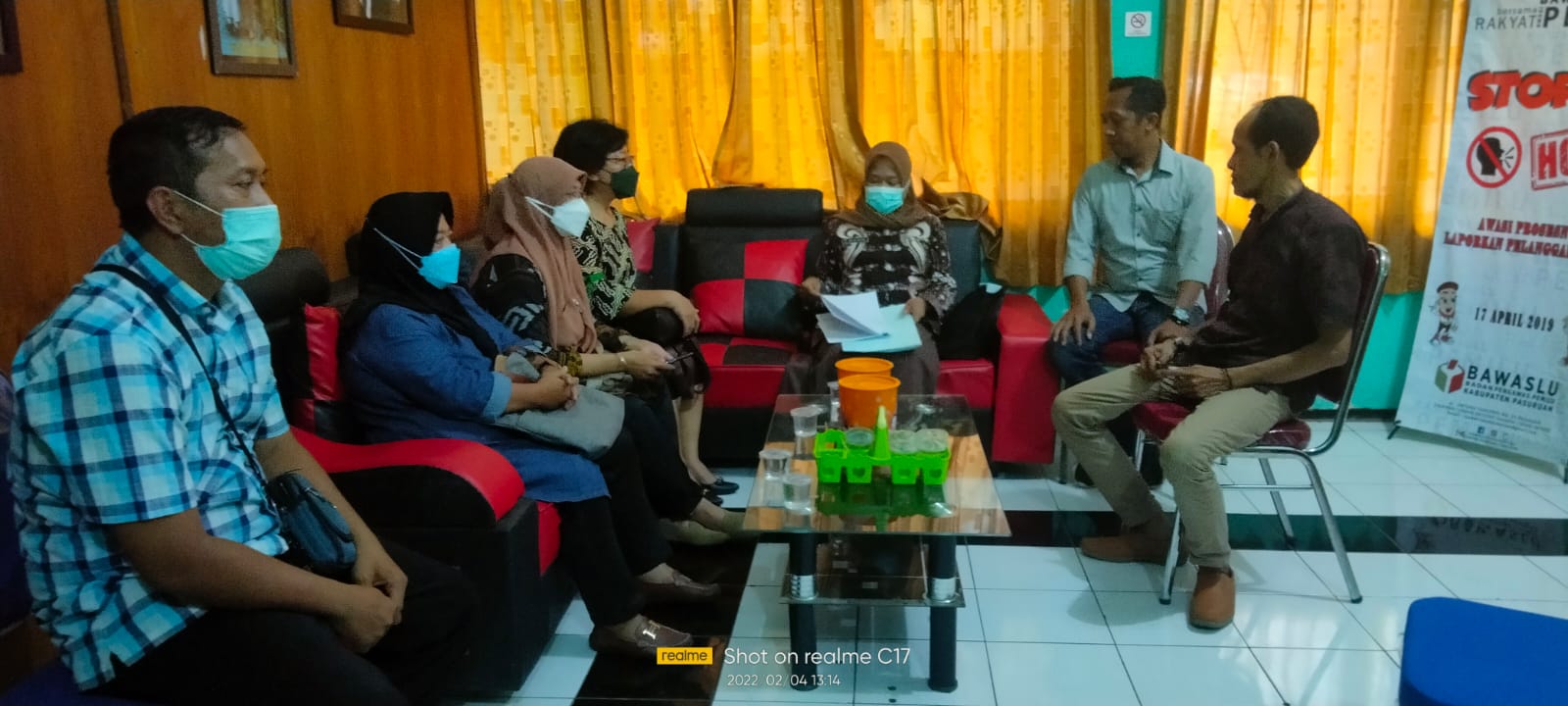 Penjajakan dan pembahasan bersama rencana kerja sama kantor KPU Kab. Pasuruan