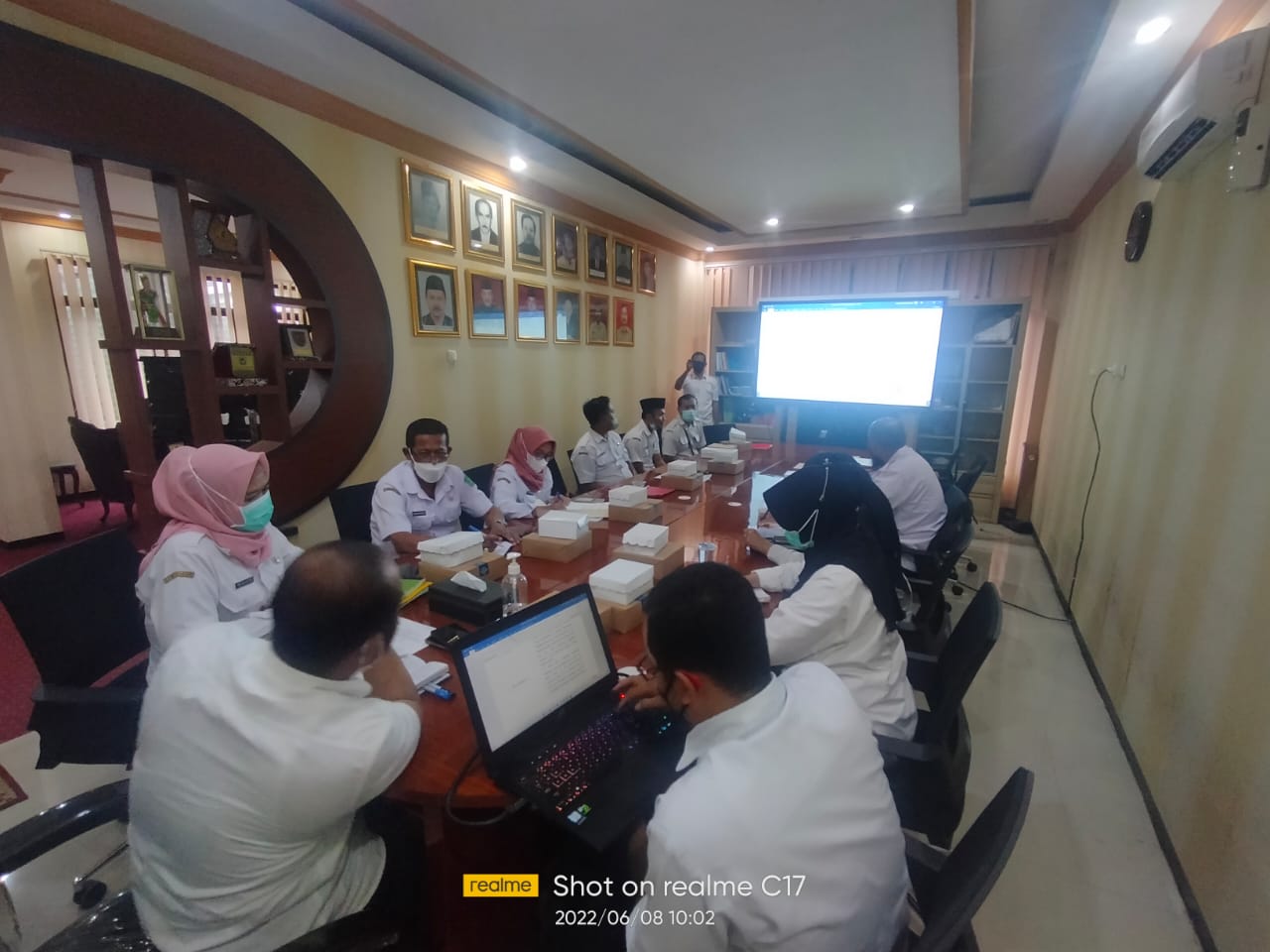 Rapat teknis pembahasan Perjanjian Kerjasama dengan dispendik kab. mojokerto
