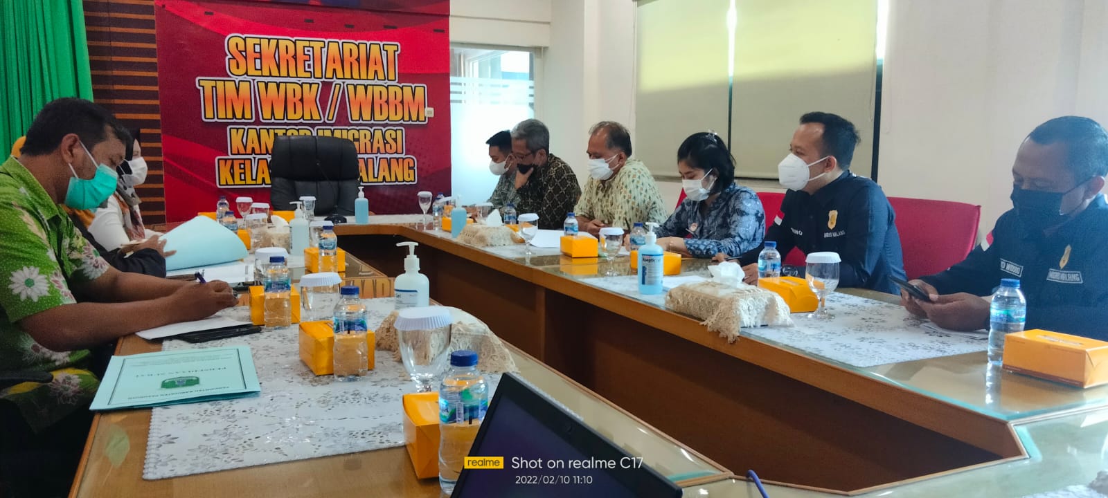 Rapat koordinasi terkait MPP ke kantor Imigrasi Kelas II Malang
